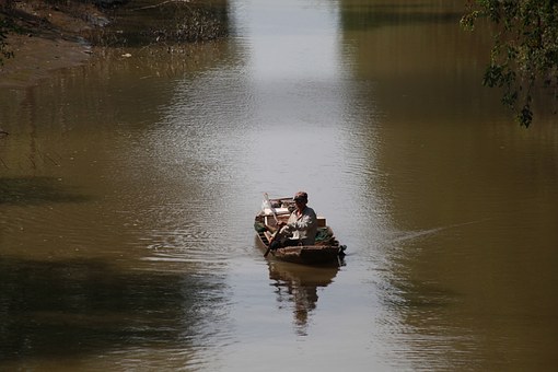 Example Of Motorboat Cruising Inside Paris