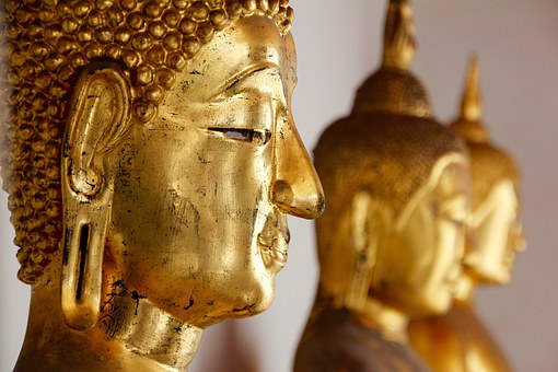 Tour Group Traveling In Thailand